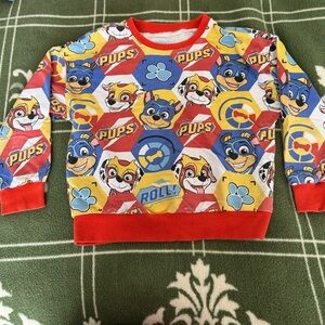 Paw Patrol Kids' Red and Blue Sweatshirt